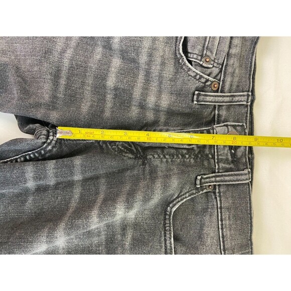 Levis 511 Jeans Men 29x30 Black Faded Grunge Distressed Slim Flex Stretch Cotton - Picture 7 of 9
